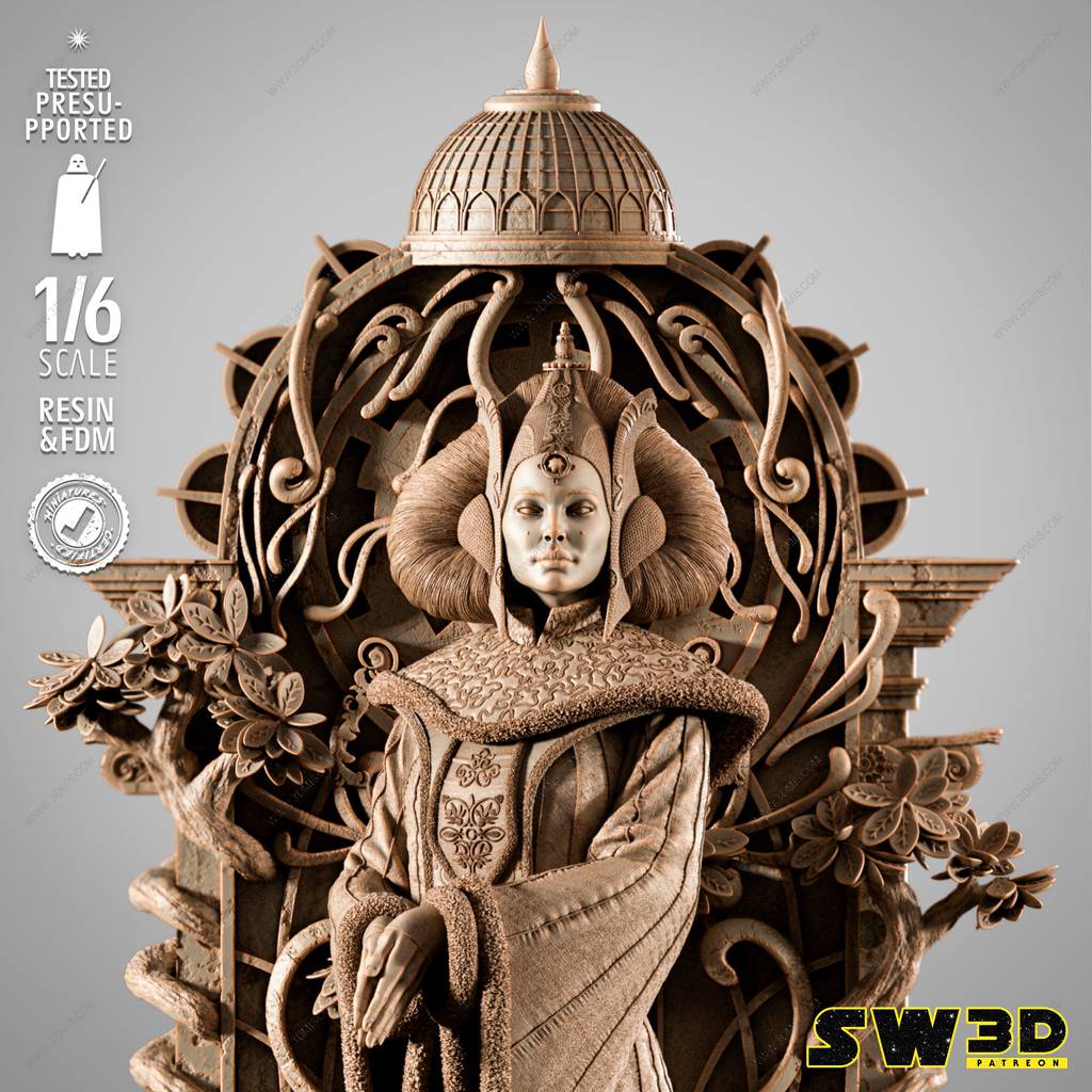 P站图纸印象馆 SW3D 星球大战 帕德梅 SW3D 星球大战 帕德梅