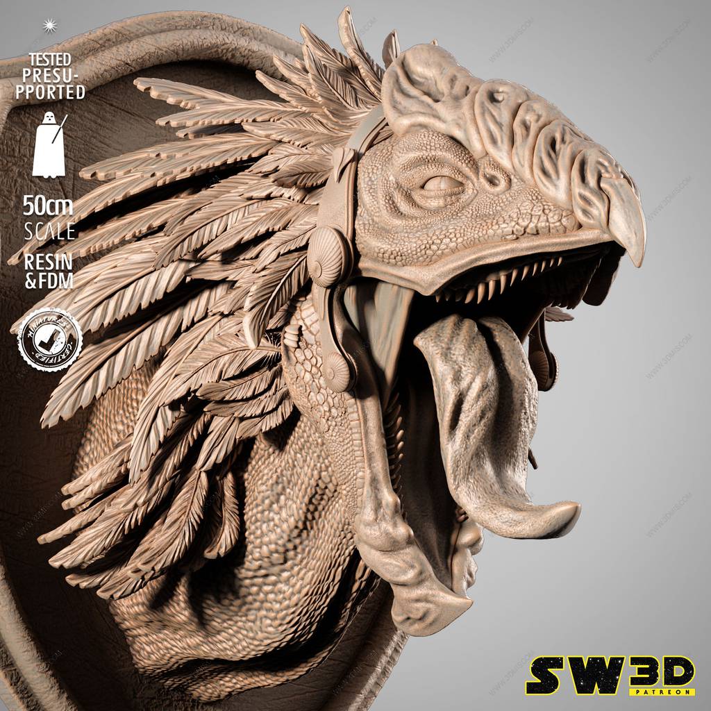 P站图纸印象馆 SW3D 星球大战 博加挂件 SW3D 星球大战 博加挂件