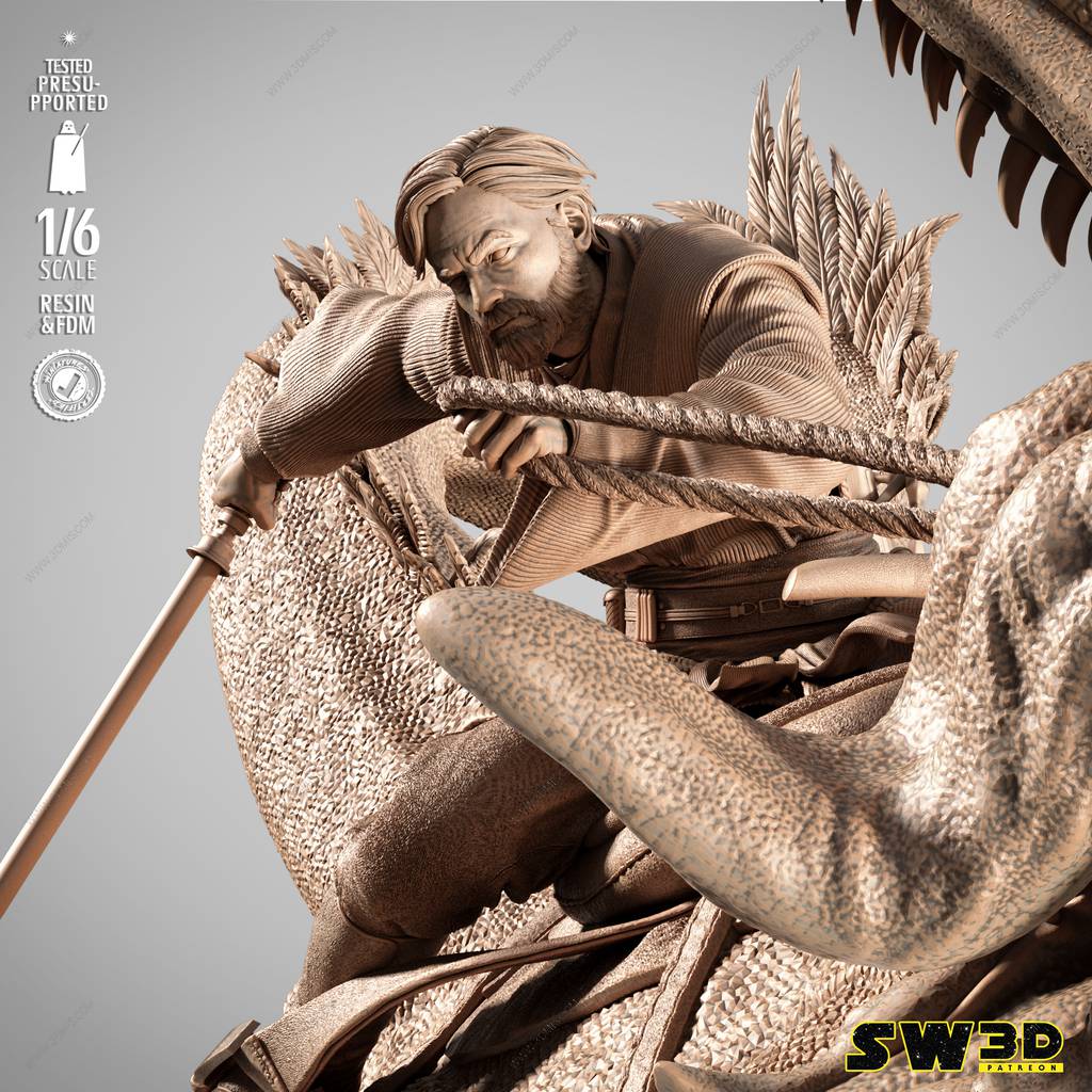 P站图纸印象馆 SW3D 星球大战 欧比旺·克诺比 SW3D 星球大战 欧比旺·克诺比