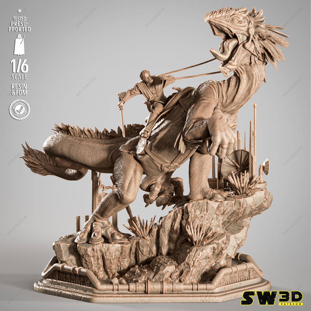 P站图纸印象馆 SW3D 星球大战 欧比旺·克诺比 SW3D 星球大战 欧比旺·克诺比