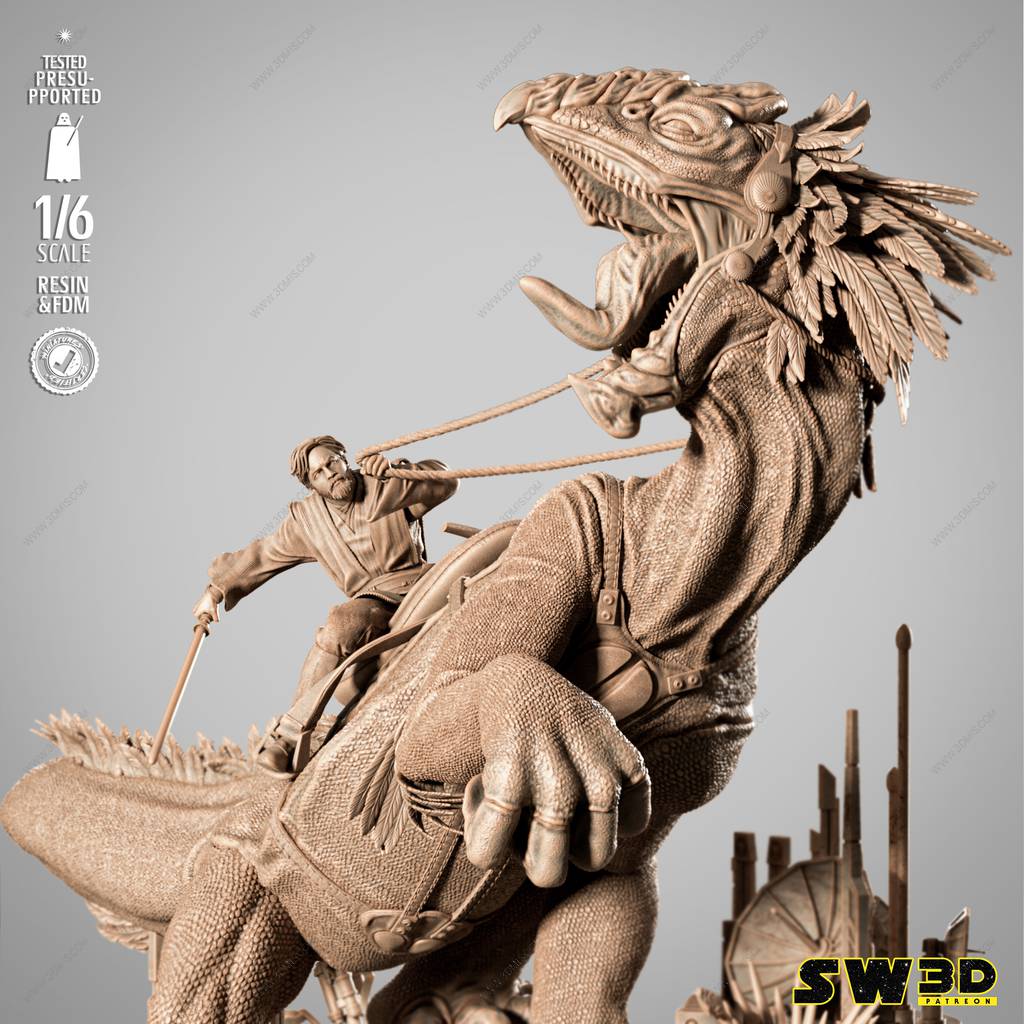 P站图纸印象馆 SW3D 星球大战 欧比旺·克诺比 SW3D 星球大战 欧比旺·克诺比