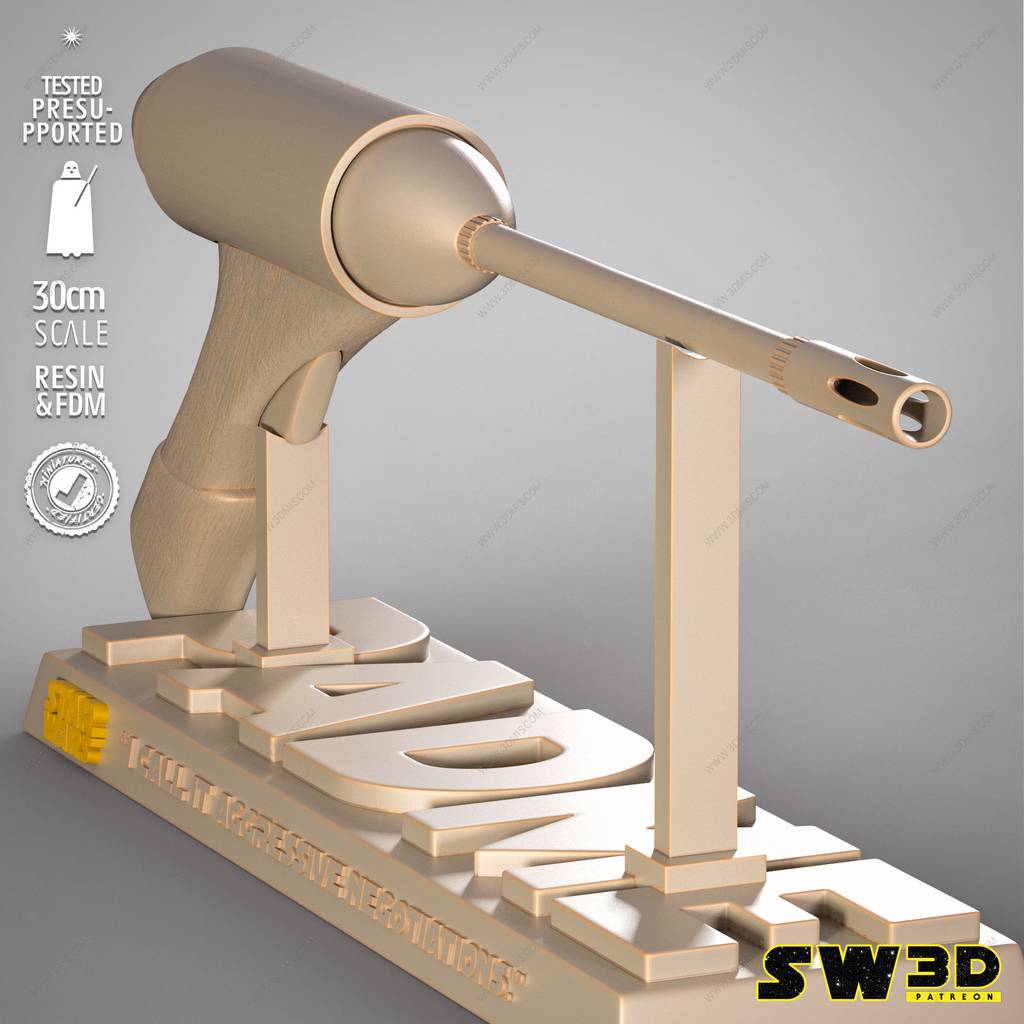 P站图纸印象馆 SW3D 星球大战 ELG-3A爆能手枪 SW3D 星球大战 ELG-3A爆能手枪