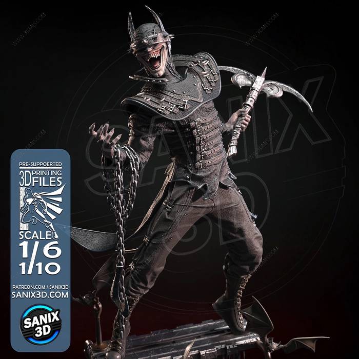 P站图纸印象馆 Sanix3d DC漫画 笑蝙蝠 Sanix3d DC漫画 笑蝙蝠