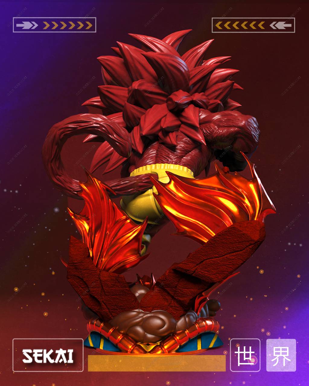 P站图纸印象馆 Sekai 龙珠 超级赛亚人 悟空 Sekai 龙珠 超级赛亚人 悟空