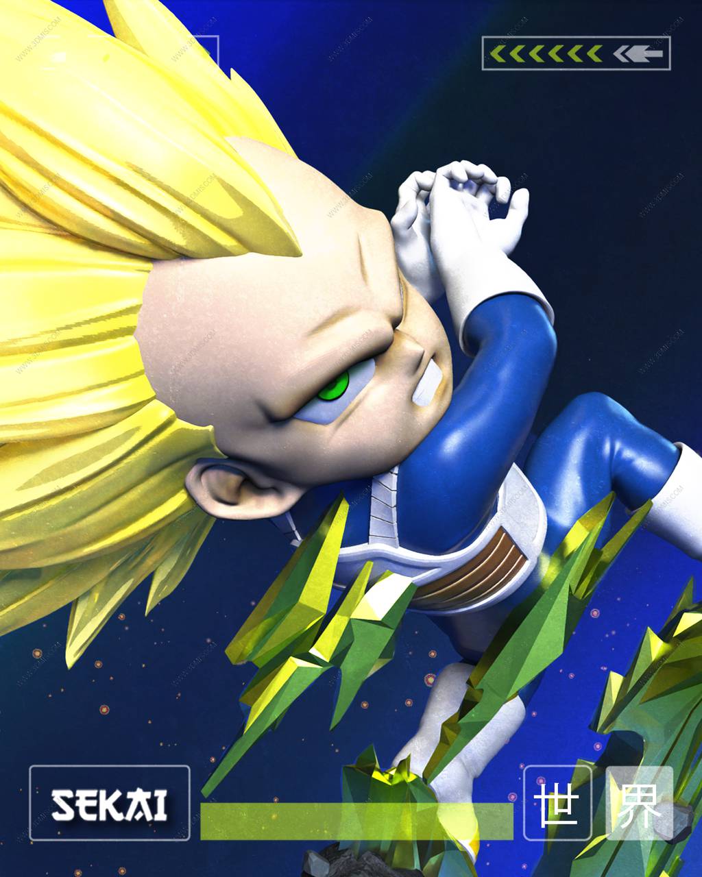P站图纸印象馆 Sekai 龙珠 超级赛亚人 贝吉塔 Sekai 龙珠 超级赛亚人 贝吉塔