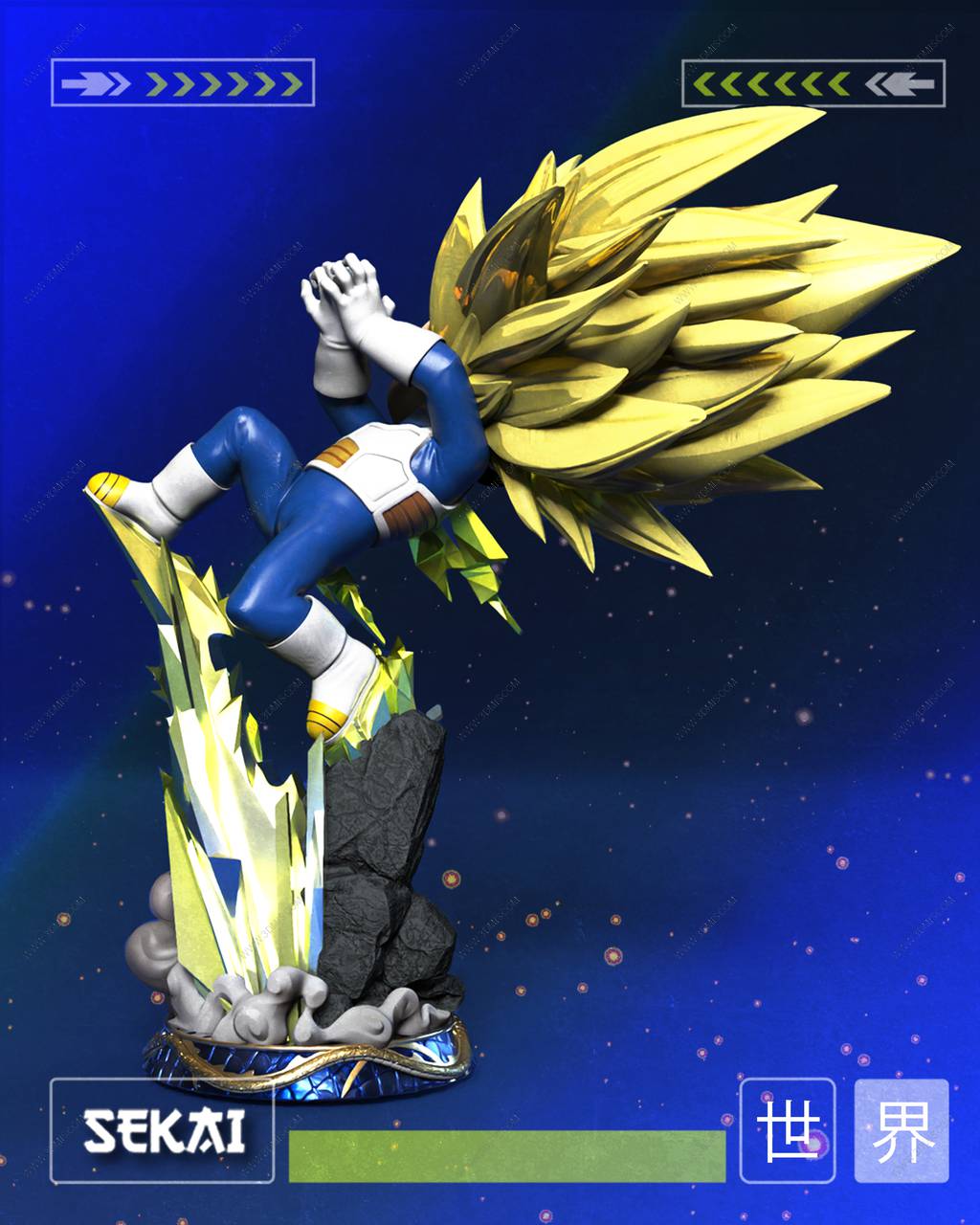 P站图纸印象馆 Sekai 龙珠 超级赛亚人 贝吉塔 Sekai 龙珠 超级赛亚人 贝吉塔