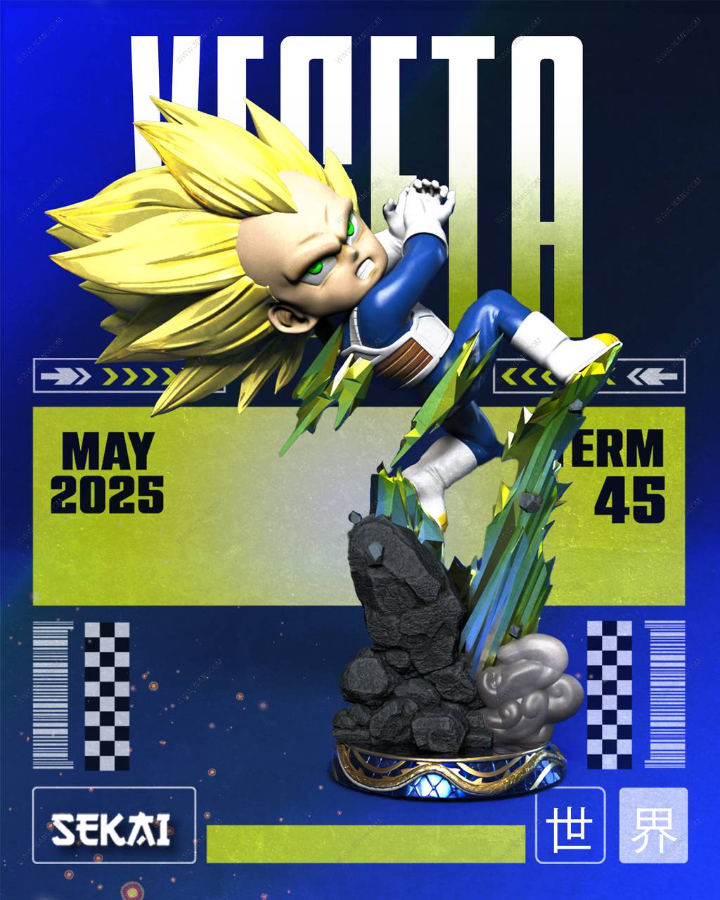 P站图纸印象馆 Sekai 龙珠 超级赛亚人 贝吉塔 Sekai 龙珠 超级赛亚人 贝吉塔