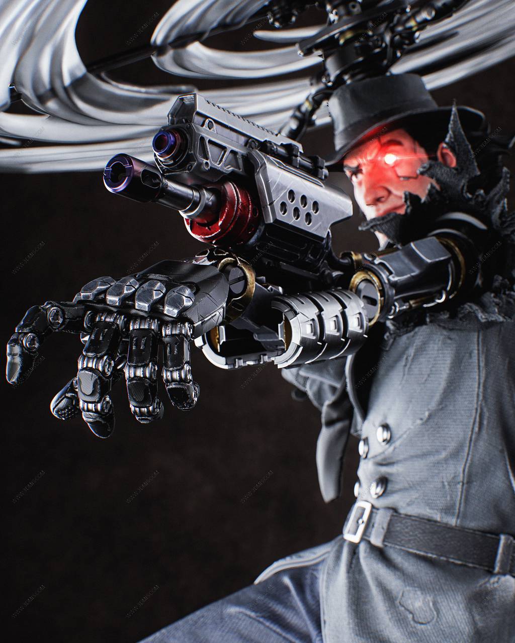 P站图纸印象馆 CA3D 神探加杰特 加杰特 CA3D 神探加杰特 加杰特