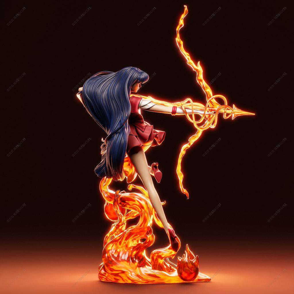 P站图纸印象馆 CA3D 美少女战士 火野丽 CA3D 美少女战士 火野丽