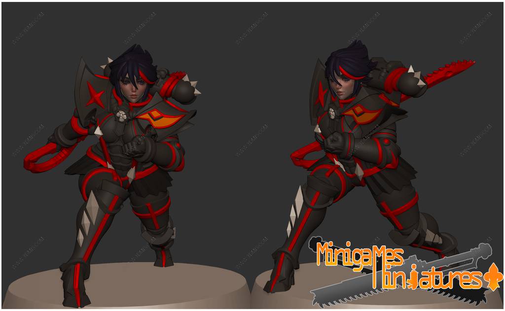 P站图纸印象馆 斩服少女 缠流子 斩服少女 缠流子