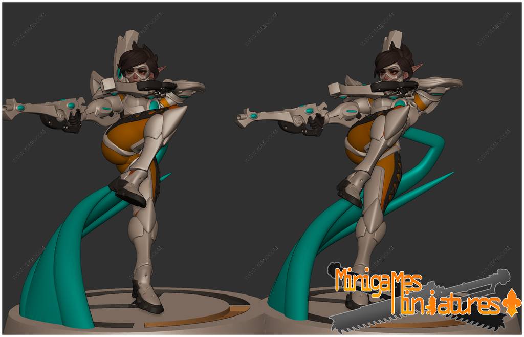 P站图纸印象馆 守望先锋 猎空 守望先锋 猎空