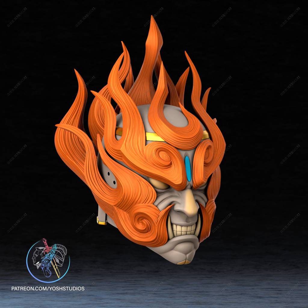P站图纸印象馆 Yosh 怪物猎人 赫猿兽的面具 Yosh 怪物猎人 赫猿兽的面具