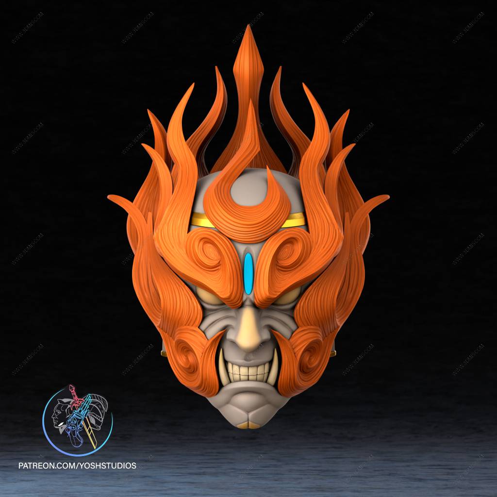 P站图纸印象馆 Yosh 怪物猎人 赫猿兽的面具 Yosh 怪物猎人 赫猿兽的面具
