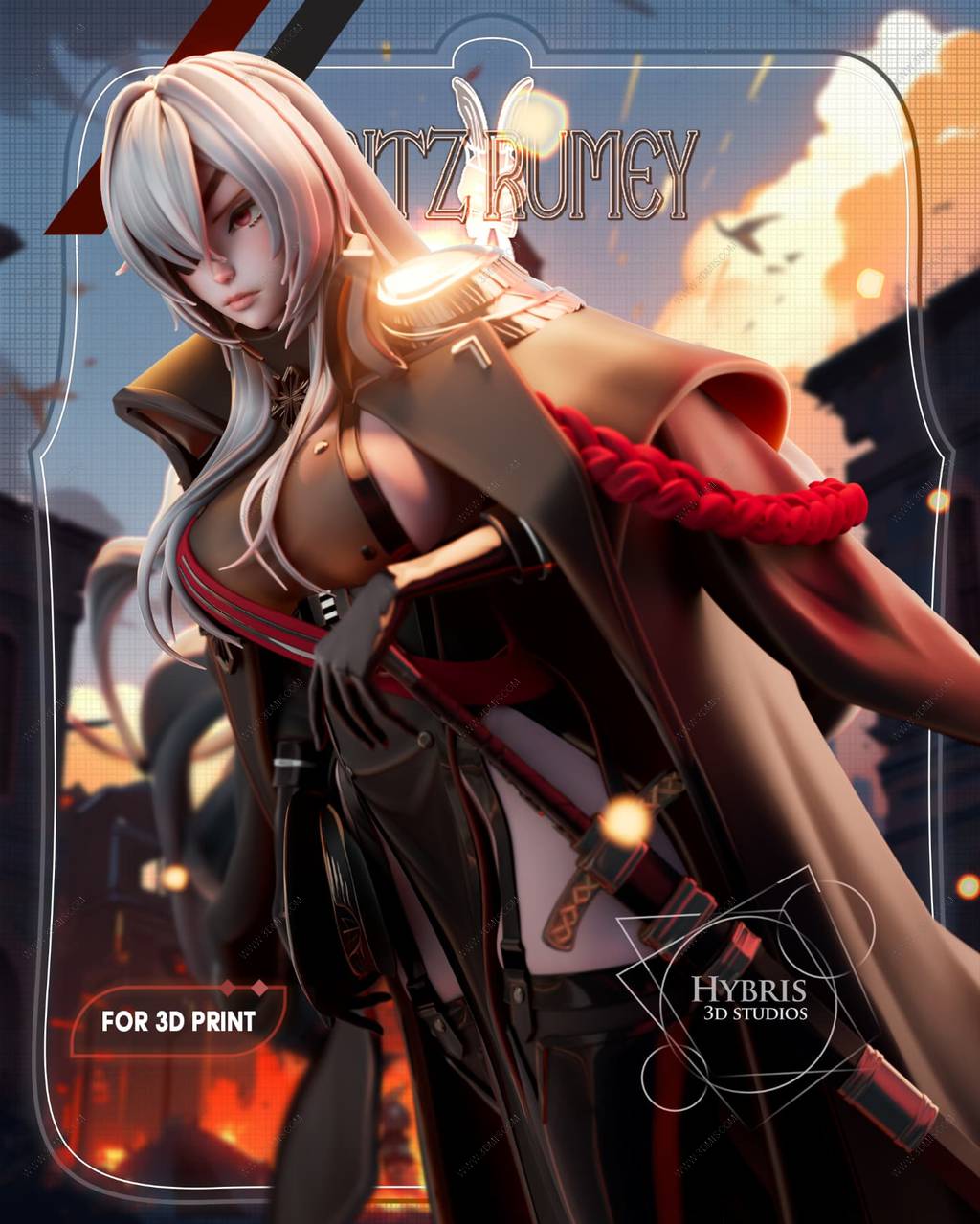 P站图纸印象馆 Hybris 碧蓝航线 菲莉西娅·鲁梅 Hybris 碧蓝航线 菲莉西娅·鲁梅