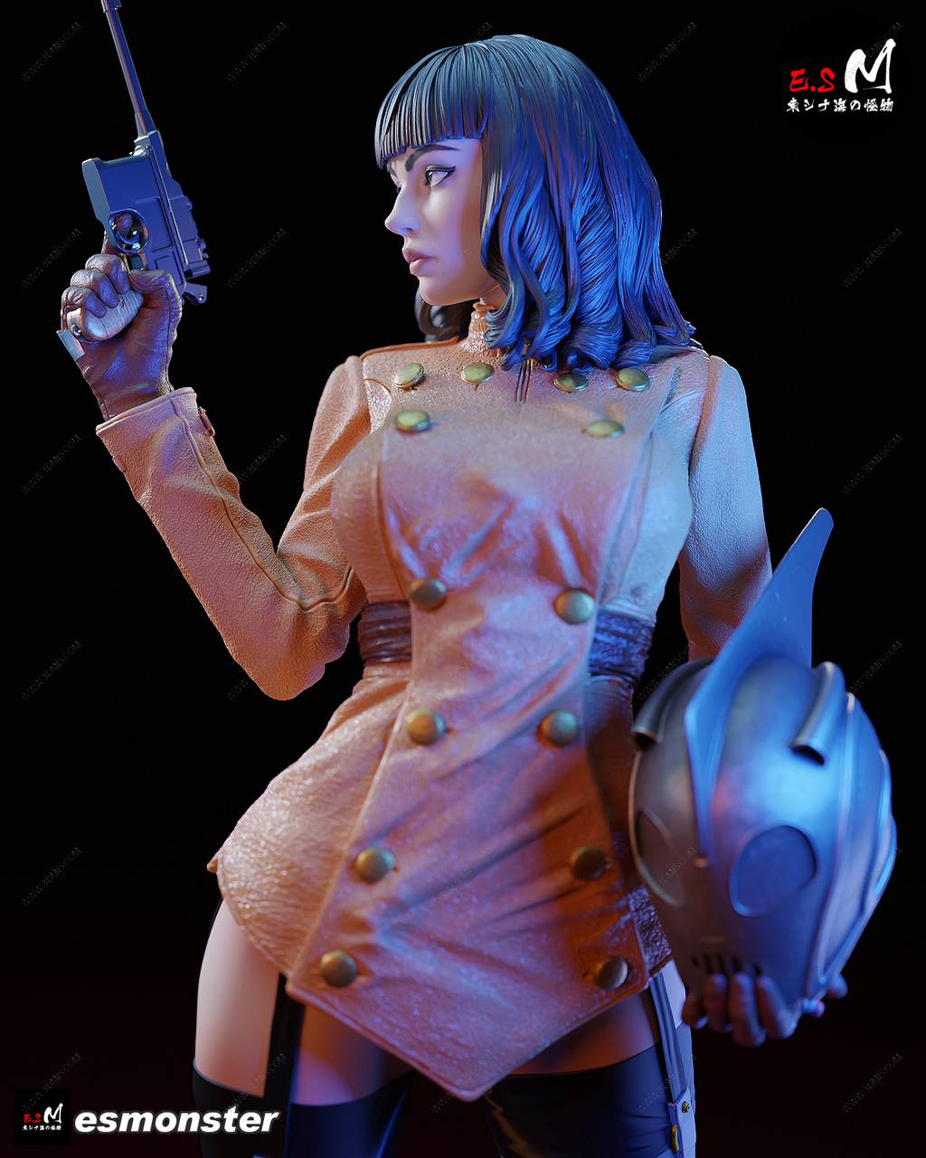 P站图纸印象馆 ESMonster 女版火箭人 ESMonster 女版火箭人