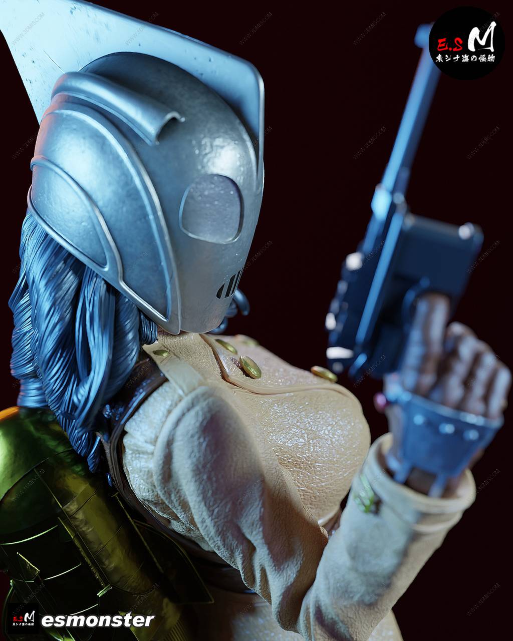 P站图纸印象馆 ESMonster 女版火箭人 ESMonster 女版火箭人