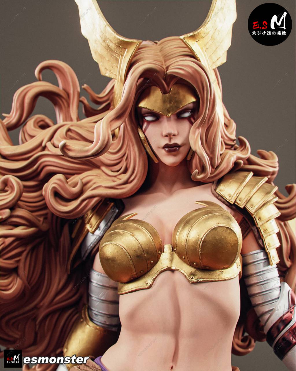 P站图纸印象馆 ESMonster 漫威 安吉拉 ESMonster 漫威 安吉拉