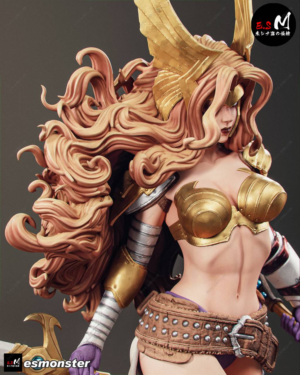 P站图纸印象馆 ESMonster 漫威 安吉拉 ESMonster 漫威 安吉拉