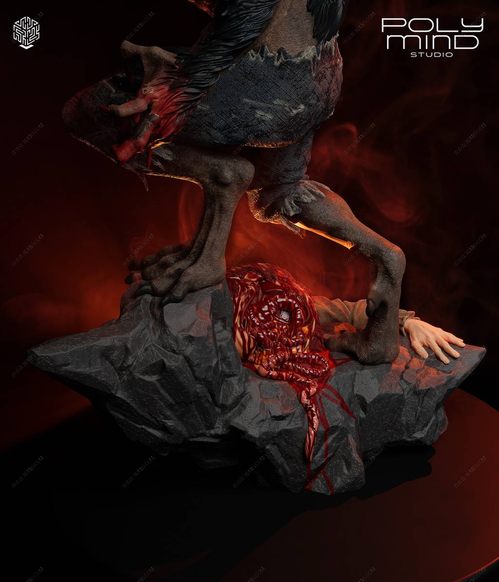 P站图纸印象馆 PolyMind 博德之门 狼人 PolyMind 博德之门 狼人