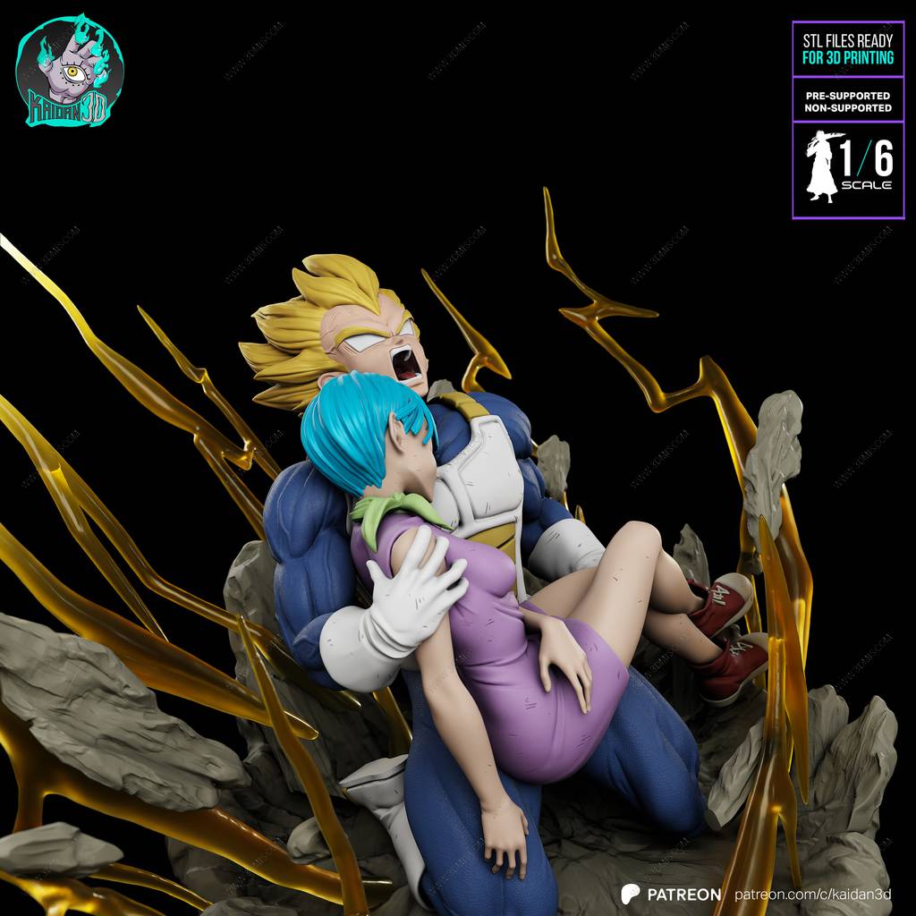 P站图纸印象馆 Kaidan 龙珠 贝吉塔和布尔玛 Kaidan 龙珠 贝吉塔和布尔玛