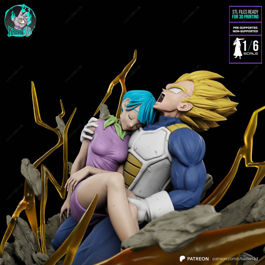 P站图纸印象馆 Kaidan 龙珠 贝吉塔和布尔玛 Kaidan 龙珠 贝吉塔和布尔玛