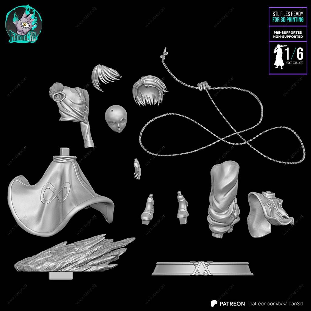 P站图纸印象馆 Kaidan 全职猎人 酷拉皮卡 Kaidan 全职猎人 酷拉皮卡