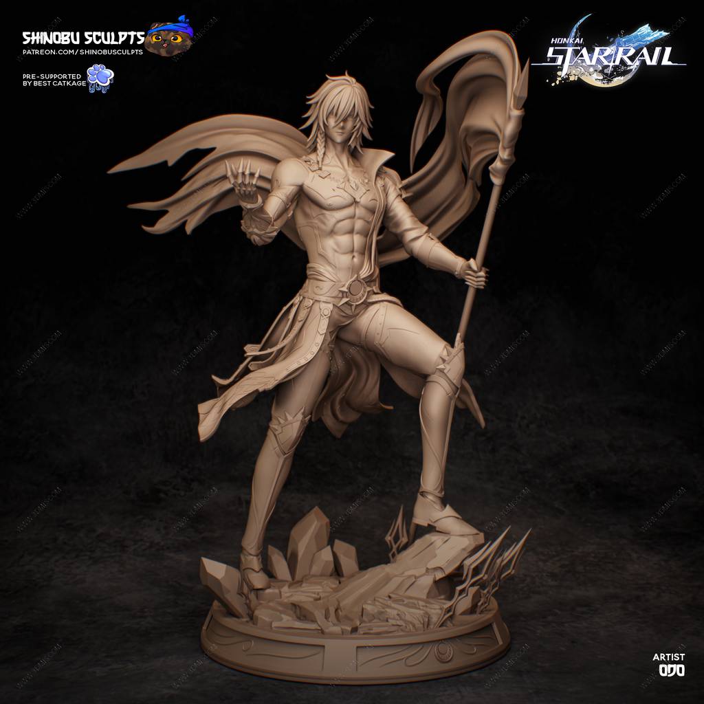 P站图纸印象馆 Shinobu Sculpts 星穹铁道 莫迪斯 Shinobu Sculpts 星穹铁道 莫迪斯