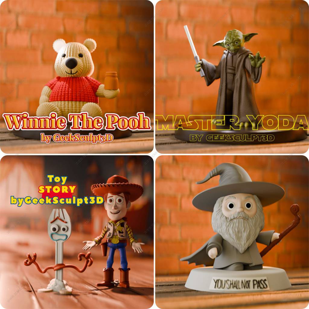 P站图纸印象馆 极客雕塑工作室合集 极客雕塑工作室合集