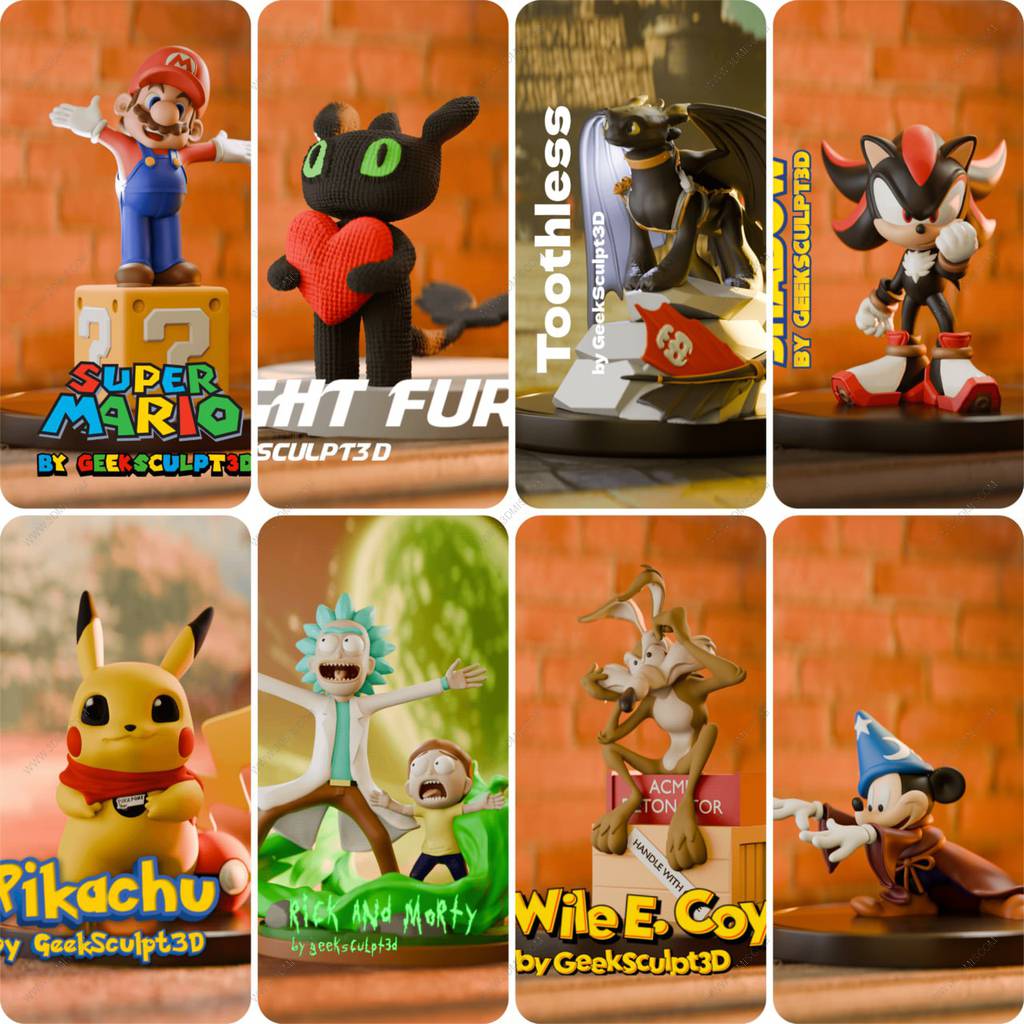 P站图纸印象馆 极客雕塑工作室合集 极客雕塑工作室合集