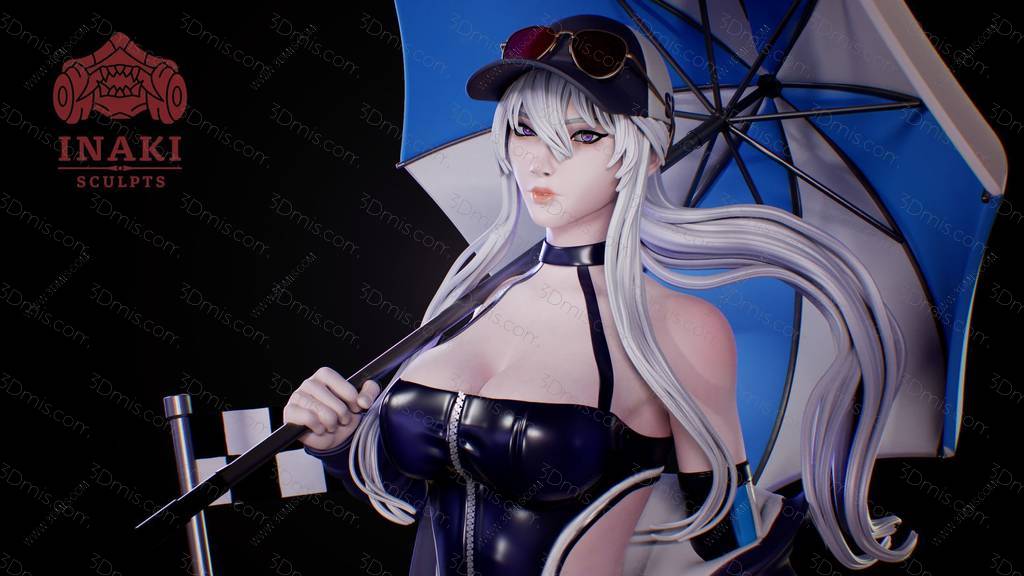 Inaki Sculpts 碧蓝航线 企业赛车女郎
