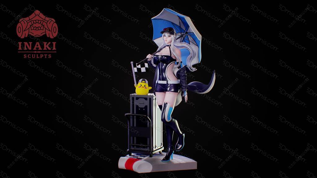 Inaki Sculpts 碧蓝航线 企业赛车女郎
