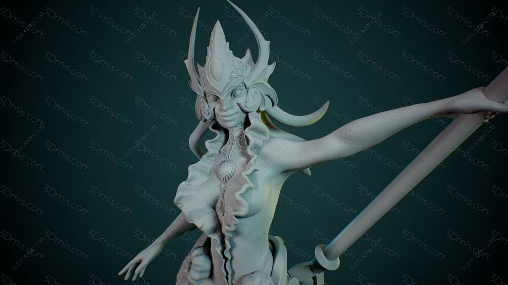 Inaki Sculpts 英雄联盟 人鱼娜美