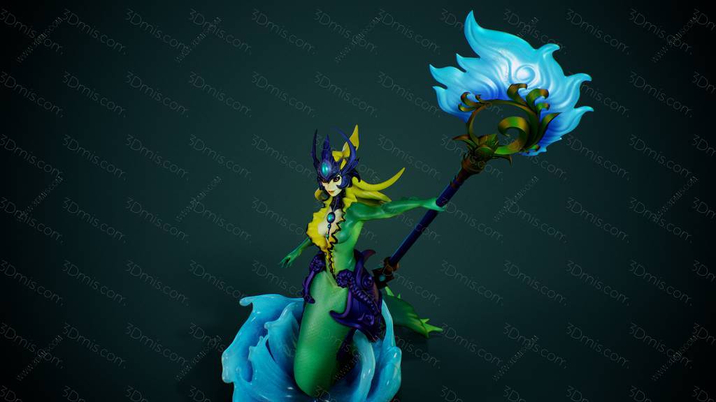 Inaki Sculpts 英雄联盟 人鱼娜美