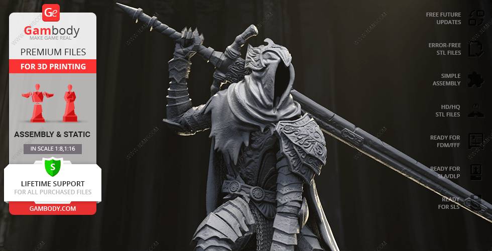 P站图纸印象馆 Gambody 黑暗之魂 亚尔特留斯 Gambody 黑暗之魂 亚尔特留斯