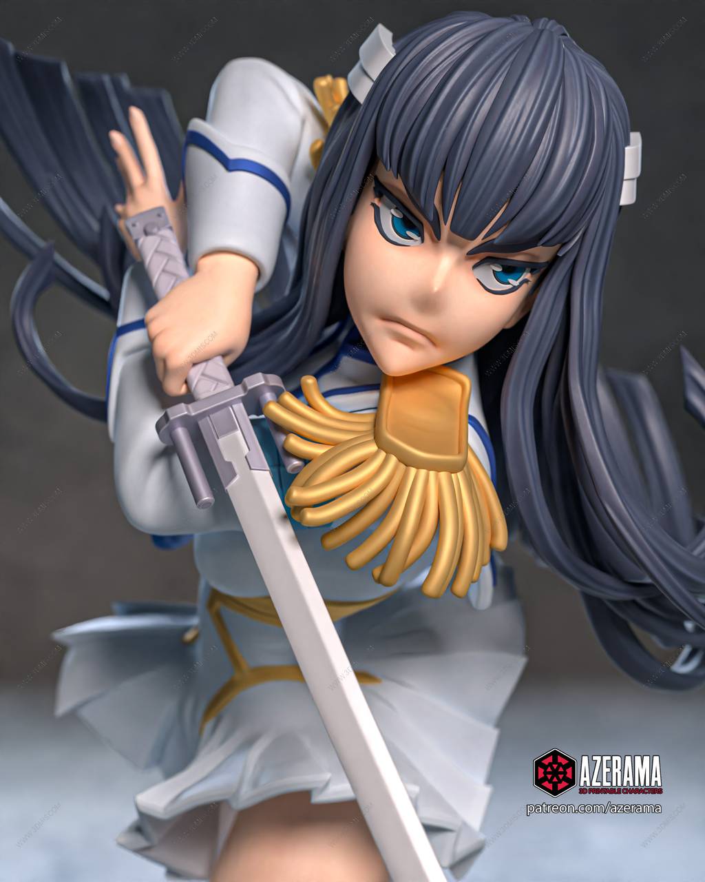 P站图纸印象馆 Azerama 斩服少女 缠流子和鬼龙院皐月 Azerama 斩服少女 缠流子和鬼龙院皐月