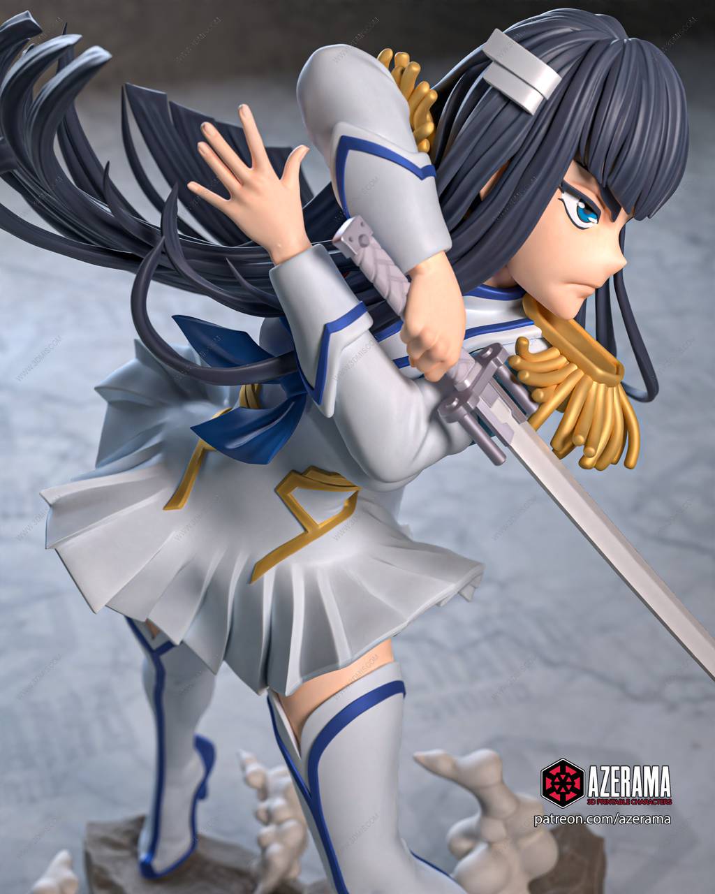 P站图纸印象馆 Azerama 斩服少女 缠流子和鬼龙院皐月 Azerama 斩服少女 缠流子和鬼龙院皐月