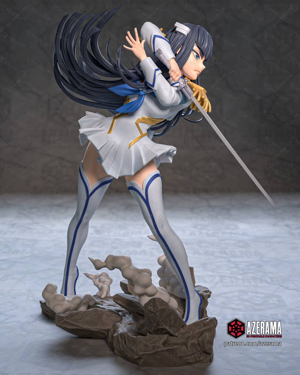 Azerama 斩服少女 缠流子‌和‌鬼龙院皐月