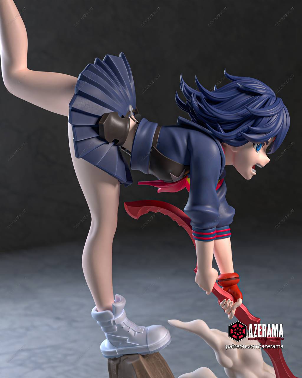 P站图纸印象馆 Azerama 斩服少女 缠流子和鬼龙院皐月 Azerama 斩服少女 缠流子和鬼龙院皐月