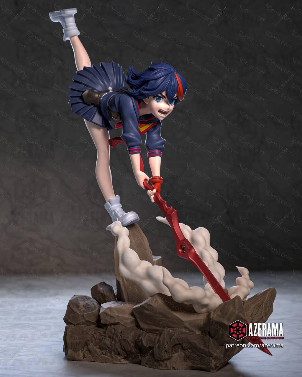 Azerama 斩服少女 缠流子‌和‌鬼龙院皐月