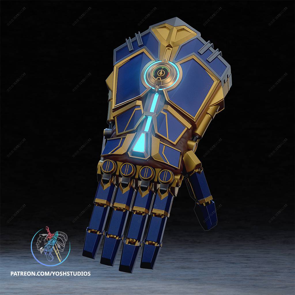 P站图纸印象馆 Yosh 英雄联盟 蔚的拳套 Yosh 英雄联盟 蔚的拳套