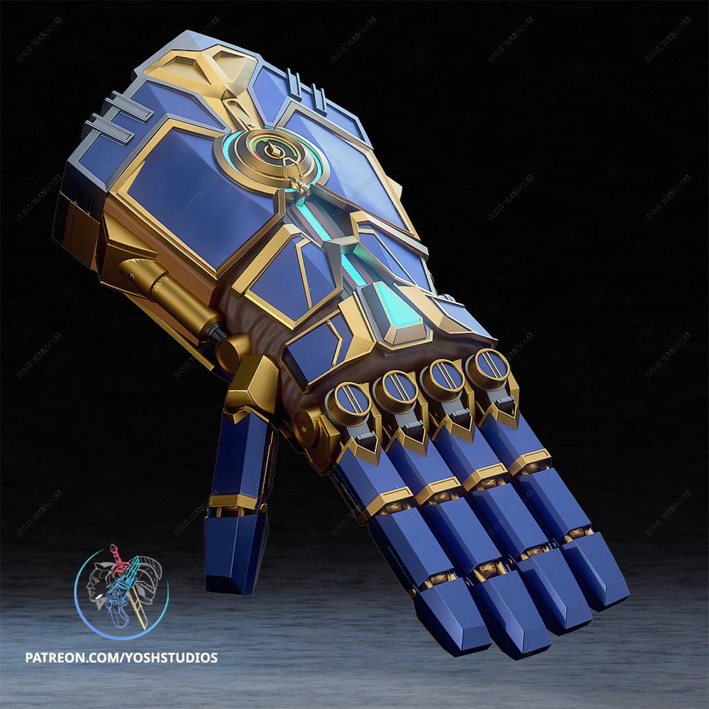 P站图纸印象馆 Yosh 英雄联盟 蔚的拳套 Yosh 英雄联盟 蔚的拳套