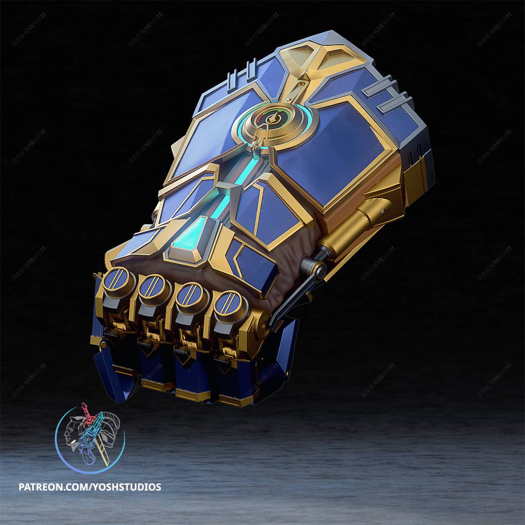 P站图纸印象馆 Yosh 英雄联盟 蔚的拳套 Yosh 英雄联盟 蔚的拳套