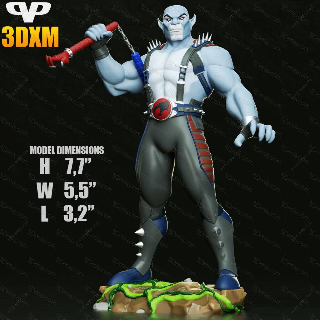 P站图纸印象馆 Chibi STL 霹雳猫 猛猫 Chibi STL 霹雳猫 猛猫