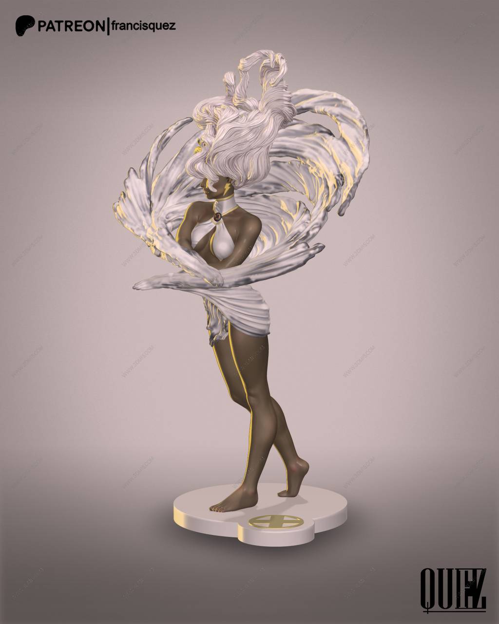 P站图纸印象馆 Francis Quez 漫威 暴风女 Francis Quez 漫威 暴风女