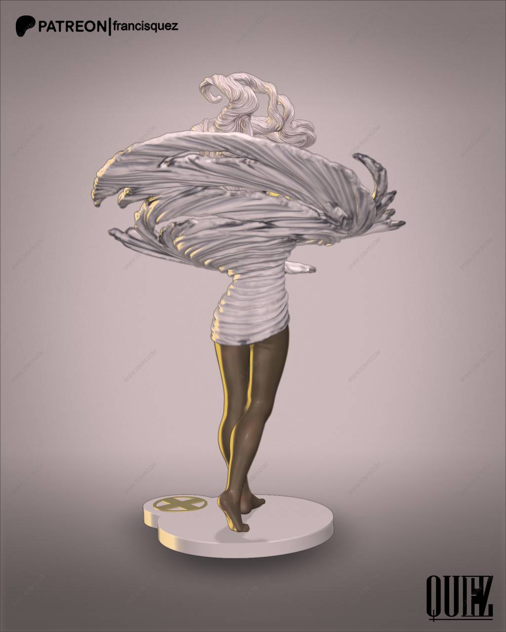 P站图纸印象馆 Francis Quez 漫威 暴风女 Francis Quez 漫威 暴风女