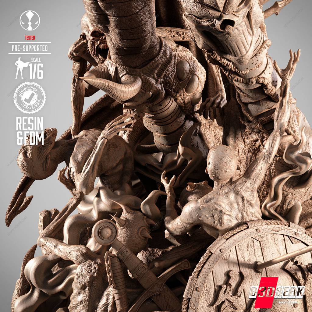 P站图纸印象馆 B3DSERK 黑暗世纪 再生侠 B3DSERK 黑暗世纪 再生侠