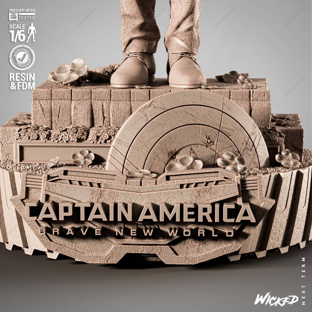 P站图纸印象馆 3DWicked 漫威 雷霆将军罗斯 3DWicked 漫威 雷霆将军罗斯