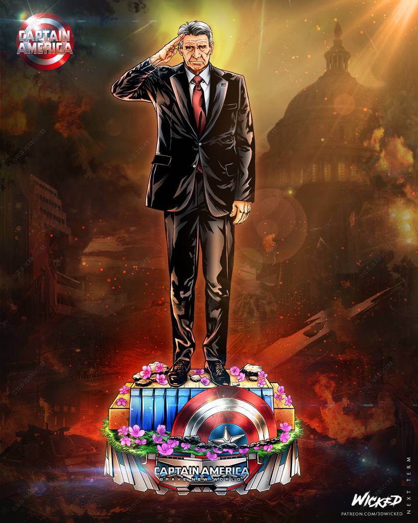 P站图纸印象馆 3DWicked 漫威 雷霆将军罗斯 3DWicked 漫威 雷霆将军罗斯