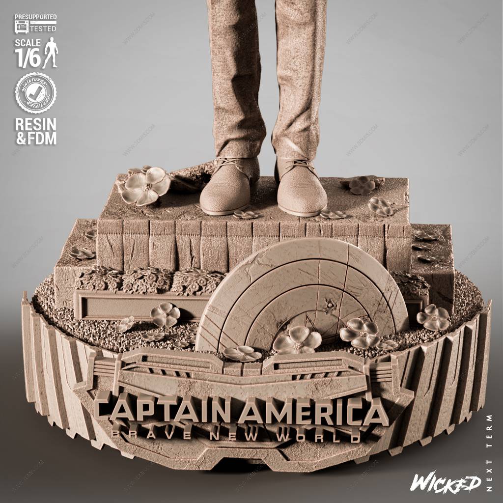 P站图纸印象馆 3DWicked 漫威 雷霆将军罗斯 3DWicked 漫威 雷霆将军罗斯