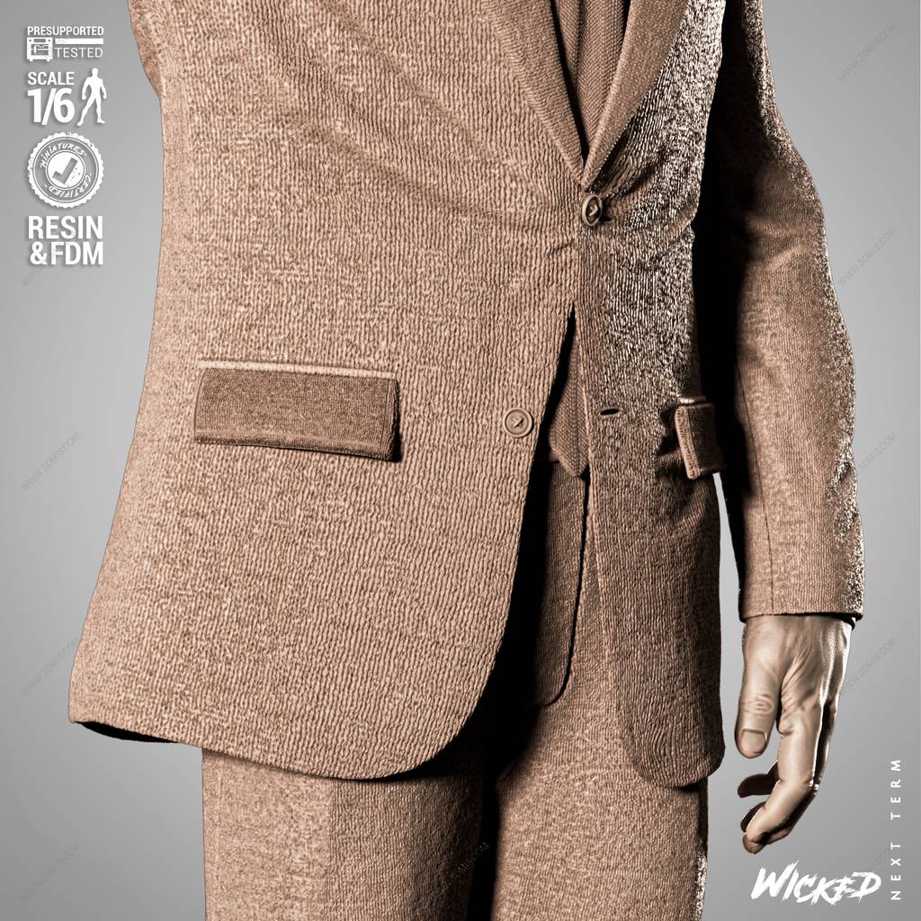 P站图纸印象馆 3DWicked 漫威 雷霆将军罗斯 3DWicked 漫威 雷霆将军罗斯